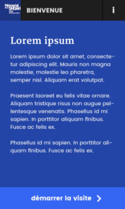 Début du parcours choisi