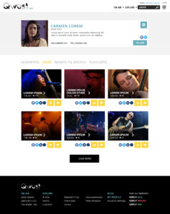 Itération page profil