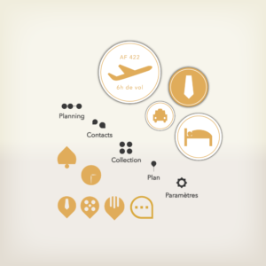 Iconographie de l'application